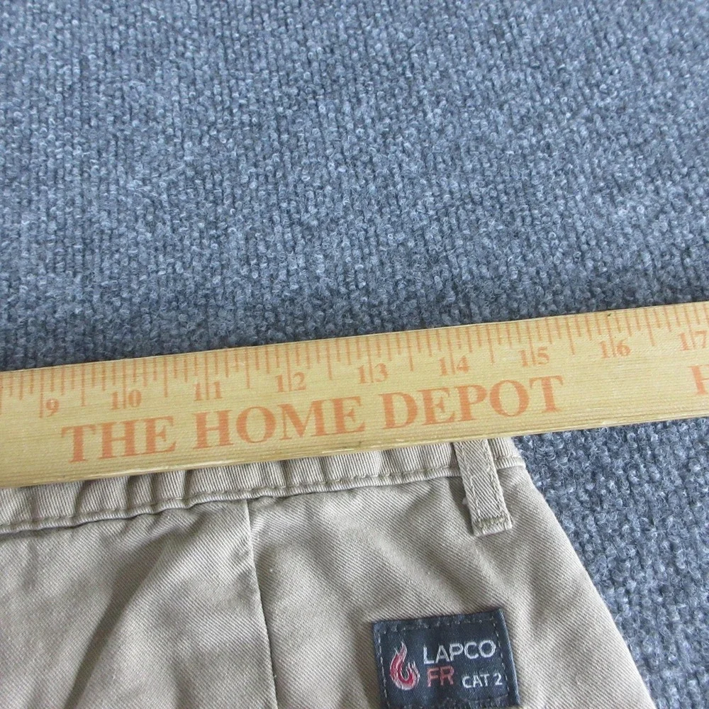 Lapco FR Pants Mens 30x30 Beige Flame Resistant CAT 2 Workwear Canvas Khakis